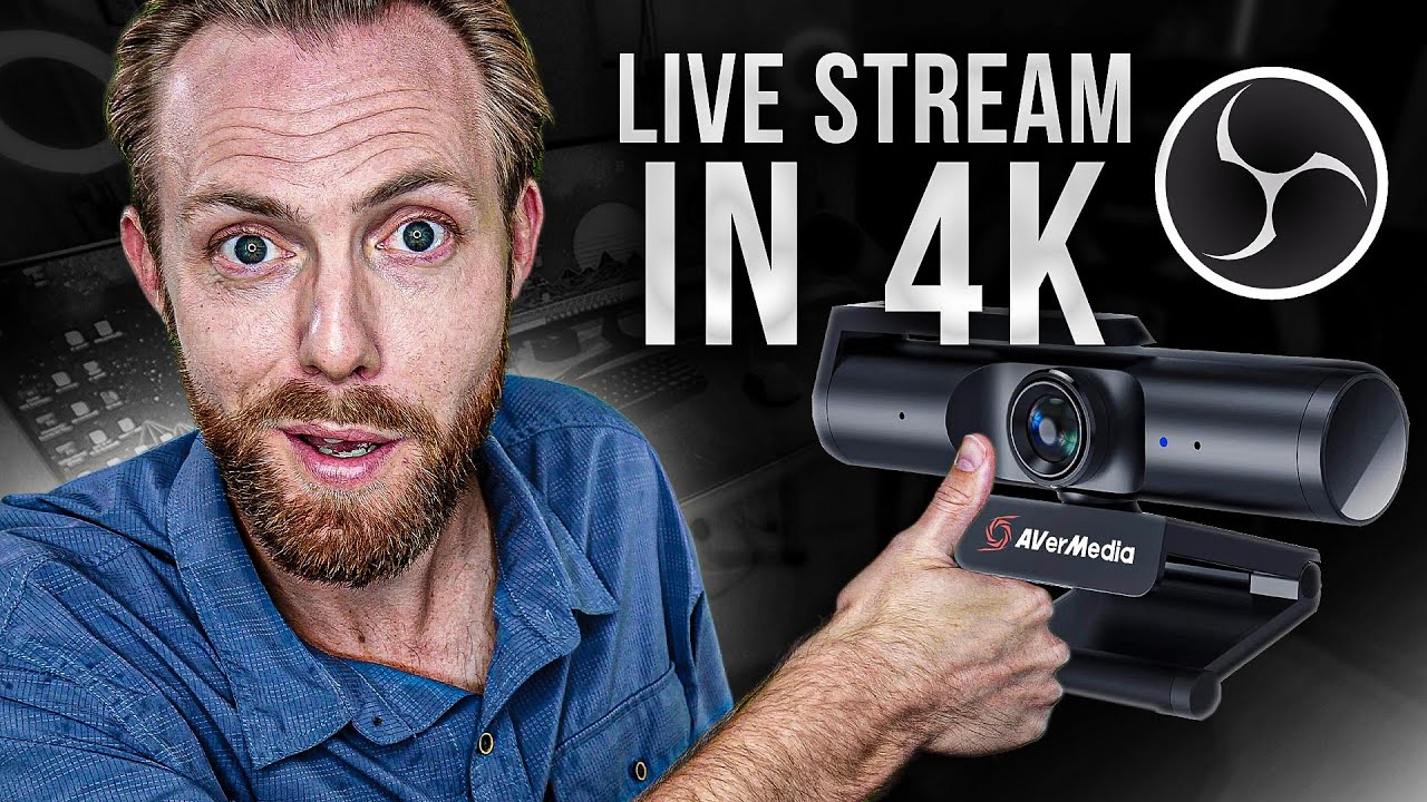 AVerMedia PW513 How to Record & Live Stream in 4K (OBS Studio Tutorial