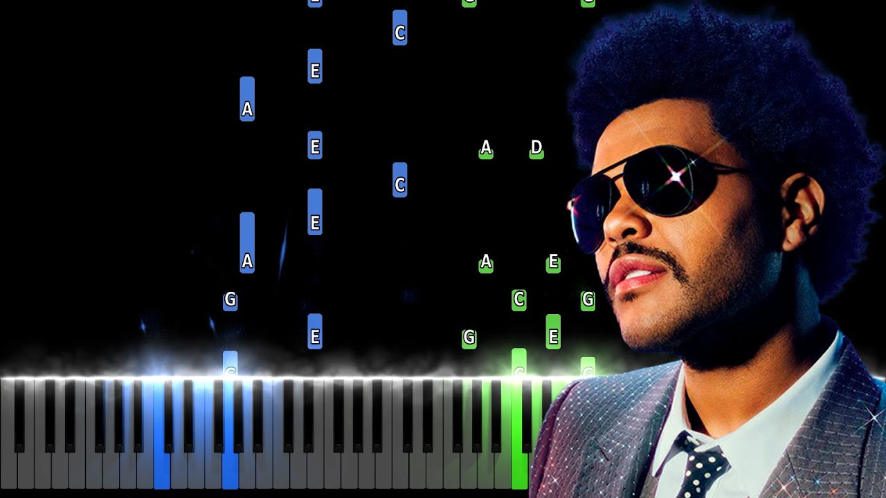 The Weeknd - Save Your Tears Piano Tutorial