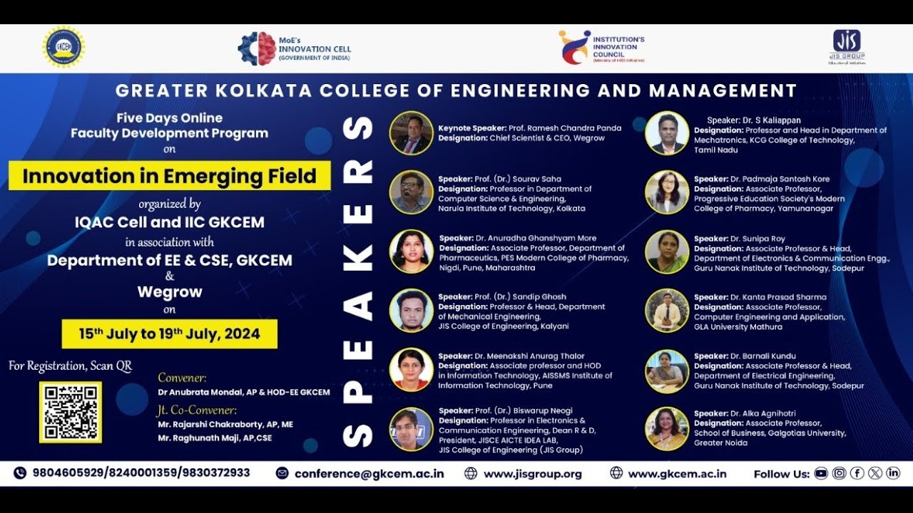 Five Days Online Faculty Development Program on ' Innovation in ...