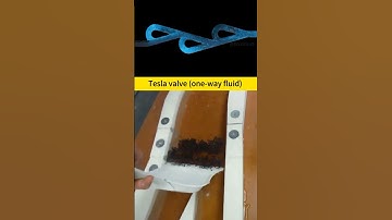 How Does a Tesla Valve Work? Unidirectional Fluid Design #Valves #Industry #Machinery Equipment