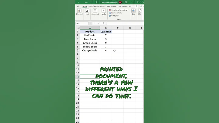 How to Print Gridlines in Excel