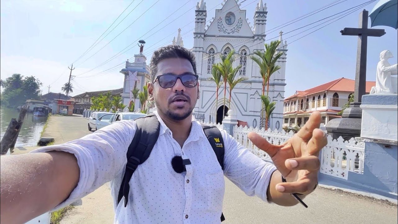 ⛪ VINNAITHAANDI VARUVAAYA CHURCH | ALAPPUZHA BEACH VLOG | KERALA BACKWATERS 🌴