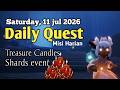 Sky Daily Quest today Vault of Knowledge 11 jul 2026 