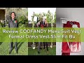 Review COOFANDY Mens Suit Vest Formal Dress Vest Slim Fit Buesiness Wedding Waistcoat