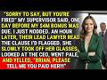 Fired Before My $4M Bonus- The Legal Clause That Backfired ⚖️