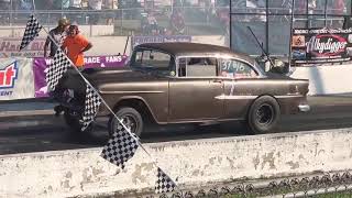 Old School 55 Chevy 4-speed Gasser, Southeast Gasser Association