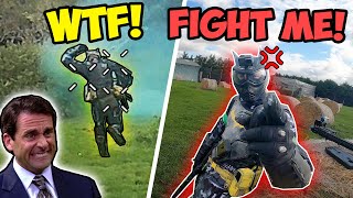 PAINTBALL FUNNY MOMENTS & FAILS ►PAINTBALL PLAYER WANTS TO FIGHT! 😱