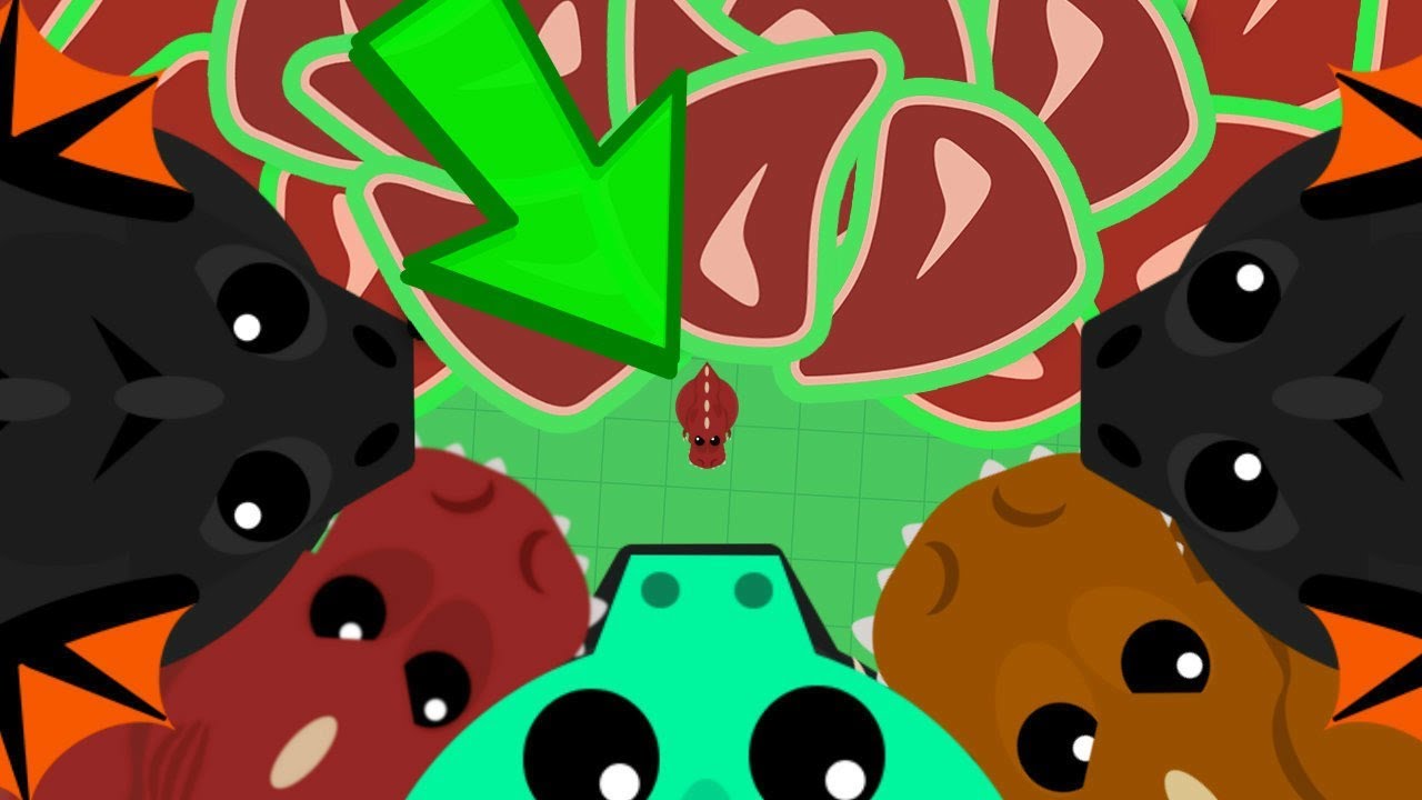 MOPE.IO SMALLEST T-REX vs 900 ANIMALS!! // Mope.io Short Story - YouTube