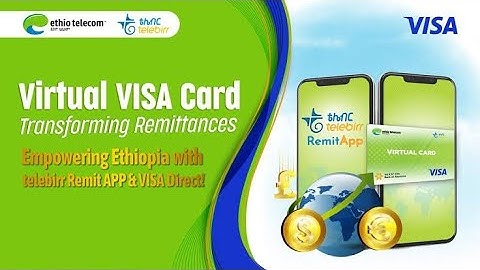 How to apply and get virtual VISA card by telebirr #Ethiotelecom #telebirr