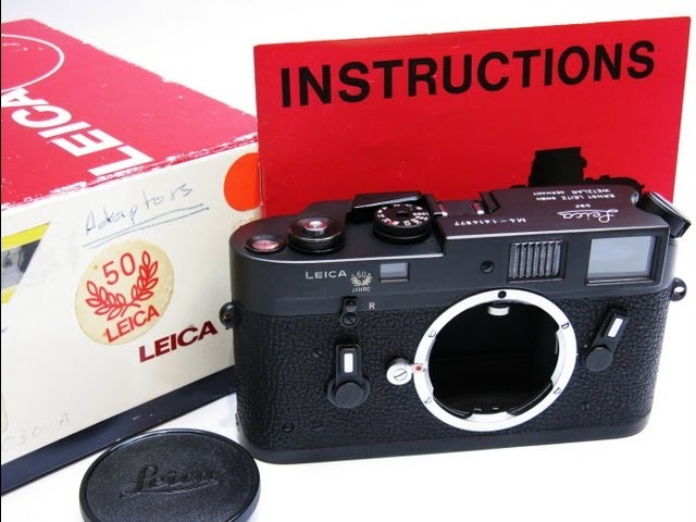 Leica M4 BlackChrome 50Jahre - YouTube