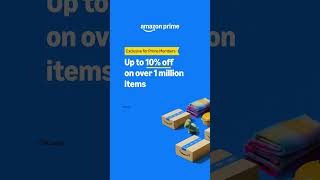 Up to 10% off on over 1 million items - Exclusive for Prime Members Amazon Prime Day To Bring Deals To One Million Items