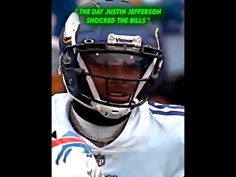 When Justin Jefferson BROKE The Bills ✌️😭 #shorts  #nfl