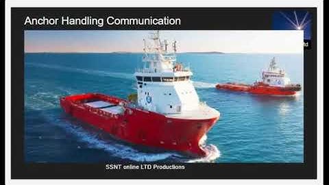 Anchor Handling Operations for Boatmasters