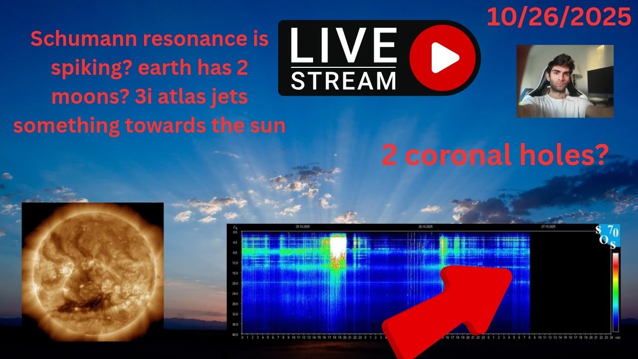 Schumann resonance update Livestream Massive energy update! - YouTube