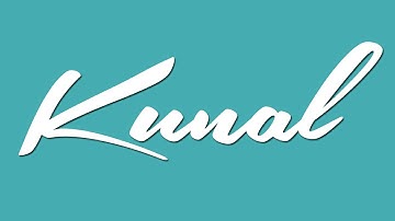 Kunal Name Signature Style | Kunal Signature Style | K Name Signature Styles