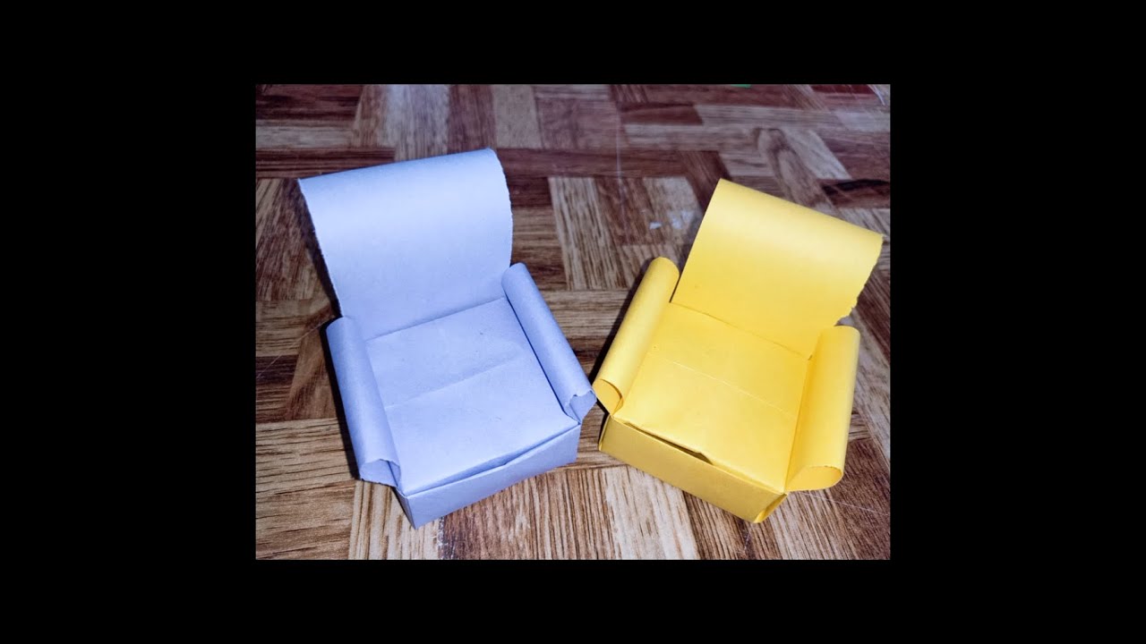 how to make paper sofa
