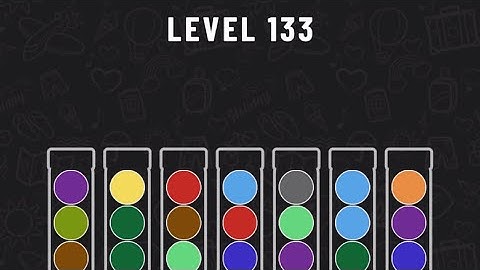 Ball Sort Puzzle Level 133 #ballsortpuzzle #ballsortpuzzlegameplay #puzzlegame #mobilegames