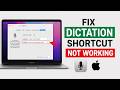 How to Fix Dictation Shortcut Not Working on Mac