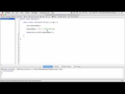 26. Close relationship between characters and integers - Learn Java