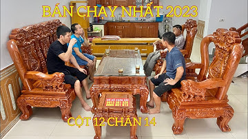 Bàn Giao Bộ Minh Quốc Voi Khủng Nhất Cột 12 Chân 14 Gỗ Hương Đá Về Bắc Ninh | Đồ Gỗ Xuân Hải