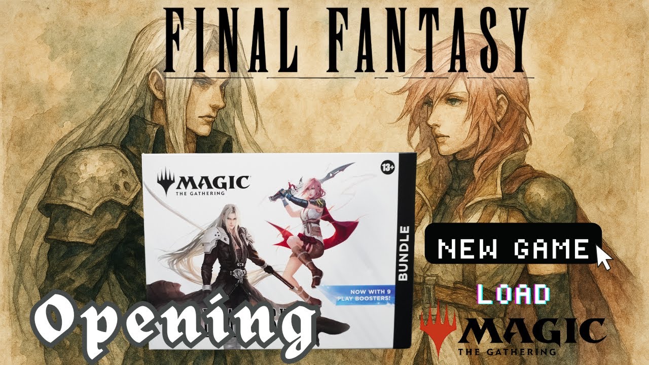Magic The Gathering Final Fantasy Bundle Box Opening & Unboxing