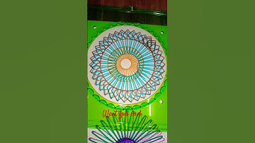 Spirograph design pattern #art #spirograph #viral #trending #youtube #sakshiartsworld  #shorts #vlog
