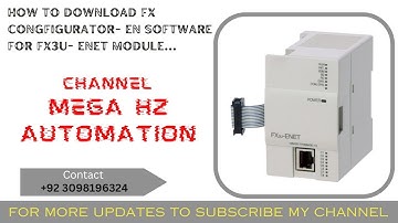 FX Configurator-EN Download & Installation Guide | Mitsubishi FX3U-ENET Ethernet Module