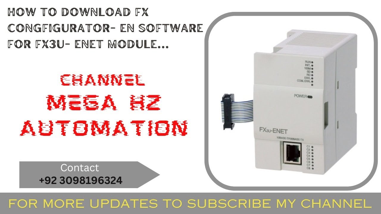 How To Download FX Configurator-EN Software for FX3U-ENET