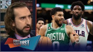 FIRST THINGS FIRST | Nick reacts to Joel Embiid Trolls Bucks For ‘Giving’ Celtics the NBA Title