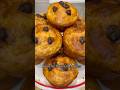 Banana protein muffins! You won’t get a “muffin top” from eating these.