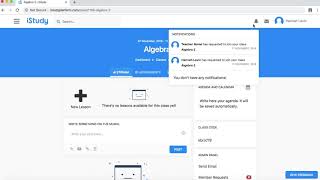 How to accept students' requests to join your class | iStudy Tutorials