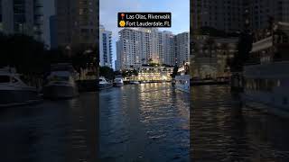 📍Las Olas, Riverwalk, Fort Lauderdale, Florida 📍Follow for travel and food ideas.