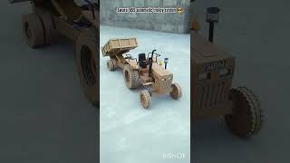 main Swaraj 855 with cardboard