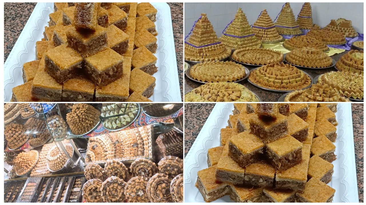 حلويات رمضانيه😍 كنافه بالمكسرات الاقتصادية بطعم زمان وتكات اول مره تعرفوها