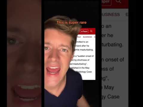 Can Masturbation Land You in the Hospital??
