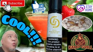 Cool Strawberry Daiquiri by Golden Drops + A Mouthwatering Surprise from Kamp Grill!👍