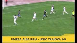 Unirea Alba Iulia-  Universitatea Craiova 2-0, rezumat