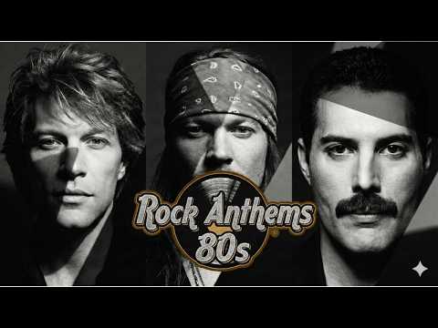 Ultimate 80s Rock Anthems  Bon Jovi  Queen  Guns N Roses - Stadium Rock Classics