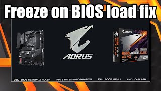How to fix a computer that freezes on the BIOS load screen when you try to get into the BIOS
