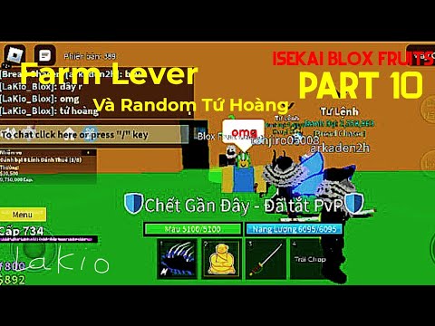 [Blox Fruits] Hành trình Isekai vào blox fruits Tập 10 | Farm Lever # ...