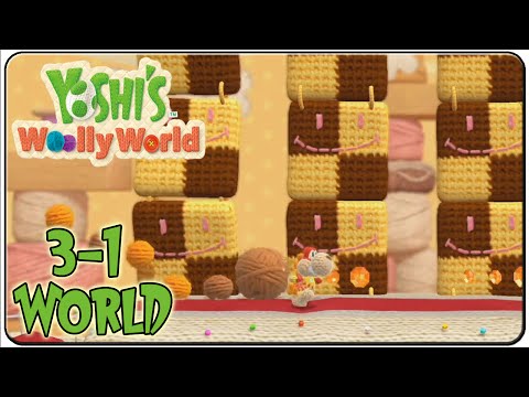 Yoshiu0027s Woolly World 100% Walkthrough World 3-1 Yoshi and Cookies