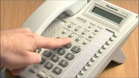 Panasonic KXTA KXTE system speed dials.mpg