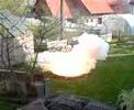 FAIL !!! - Fireworks Explosion in Garden - Don´t try this at home!!! wtf petard