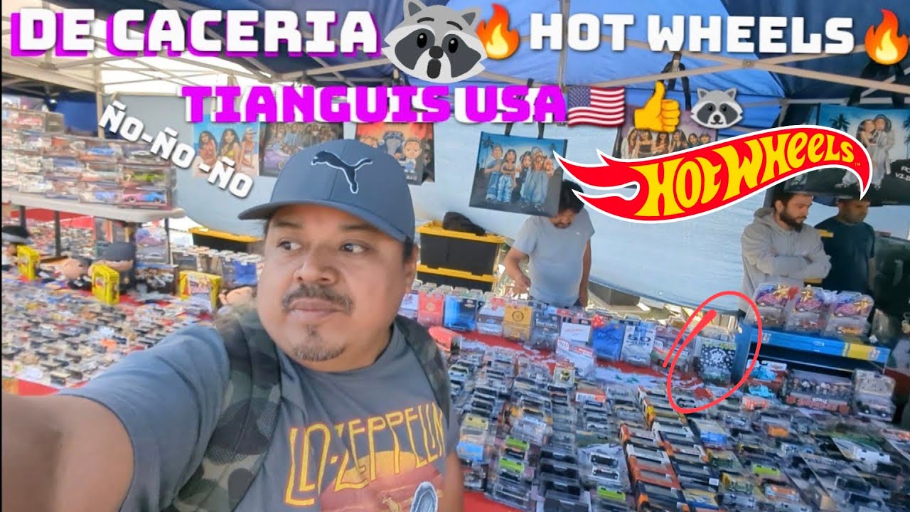 Una mas en el tianguis USA 🇺🇲 🔥 Hot Wheels 🔥 de caceria 👍🦝 