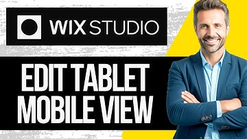 How to Edit the Tablet and Mobile version (view) of Wix Studio