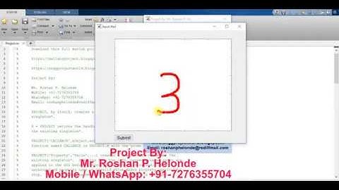 Handwritten Digit Recognition using Neural Network Matlab Project Source Code