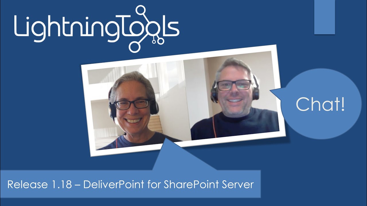 Lightning Tools Chat Release 1.18 - DeliverPoint for SharePoint Server ...