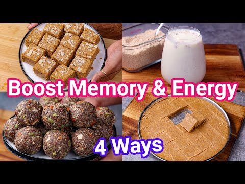 Boost Memory  Energy with Healthy Homemade Barfi  Ladoos  Healthy Desserts for Sharp Brain