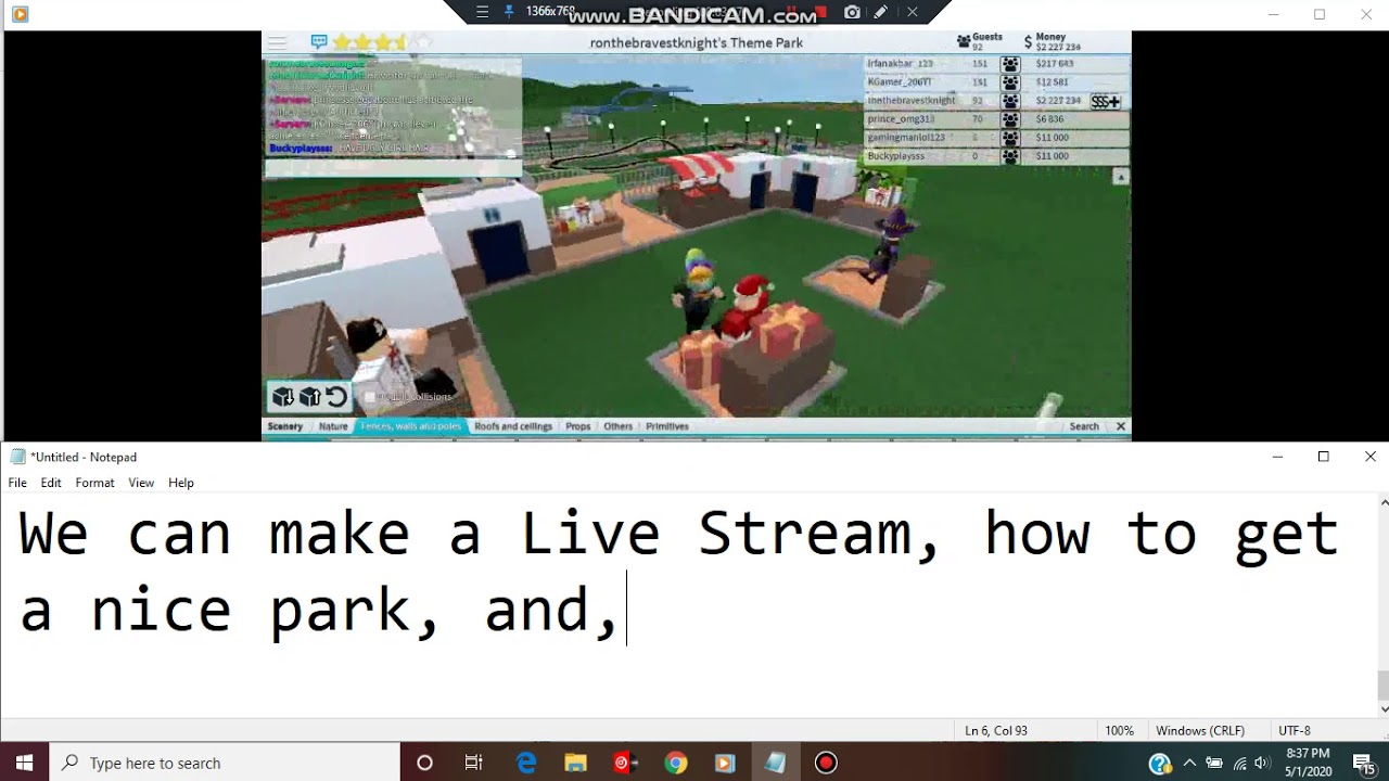 (ROBLOX) (How to get 4 Stars in Theme Park Tycoon #5) (Part 2) - YouTube