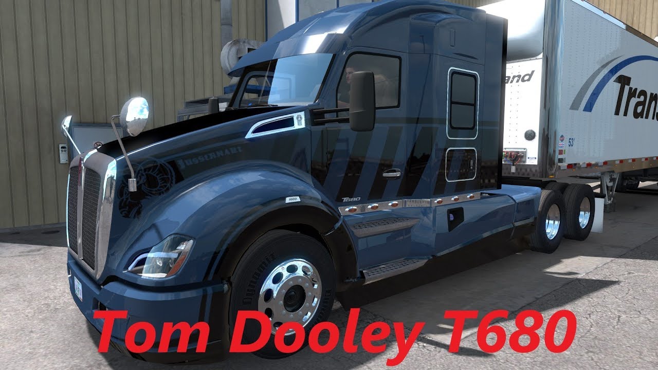 American truck simulator hang down your head tom dooley t680 youtube